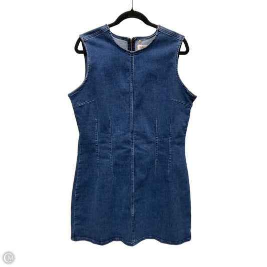 Dress Casual Short By Ana In Blue Denim, Size: Xl