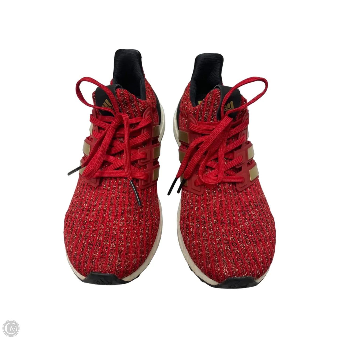 Shoes Athletic By Adidas In Gold & Red, Size: 9