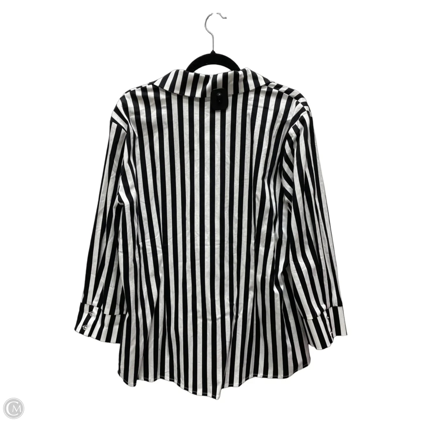 Top Long Sleeve By sassy jones In Striped Pattern, Size: L