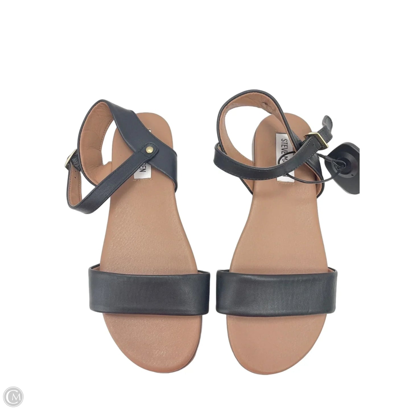 Sandals Flats By Steve Madden In Black, Size: 7