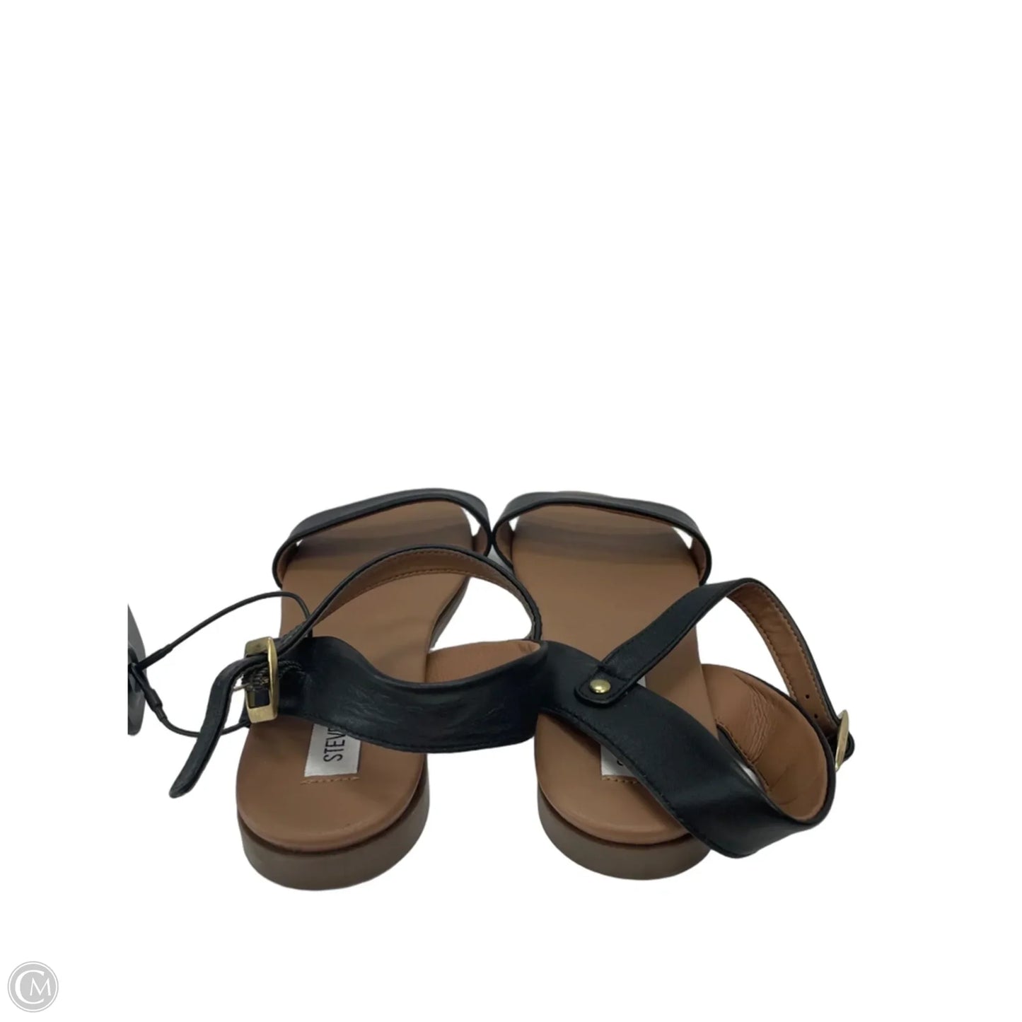 Sandals Flats By Steve Madden In Black, Size: 7