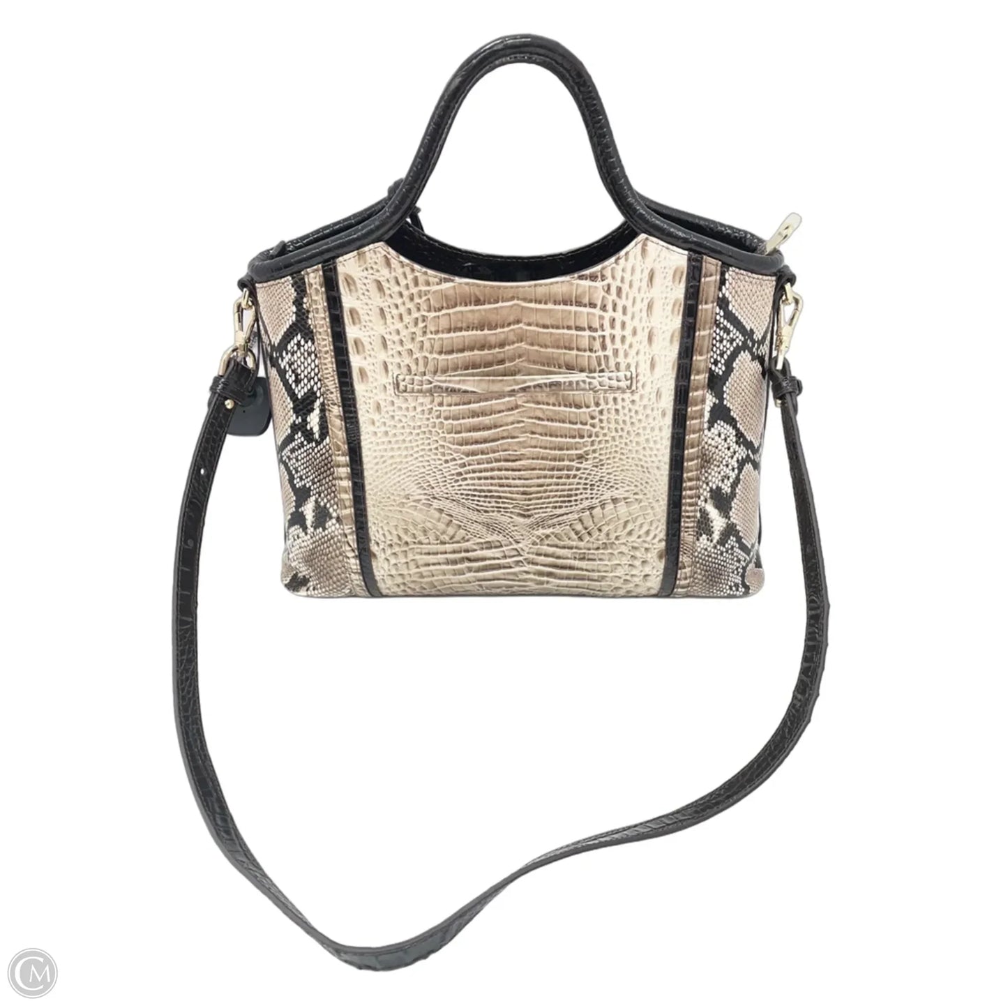 Handbag Designer By Brahmin, Size: Large