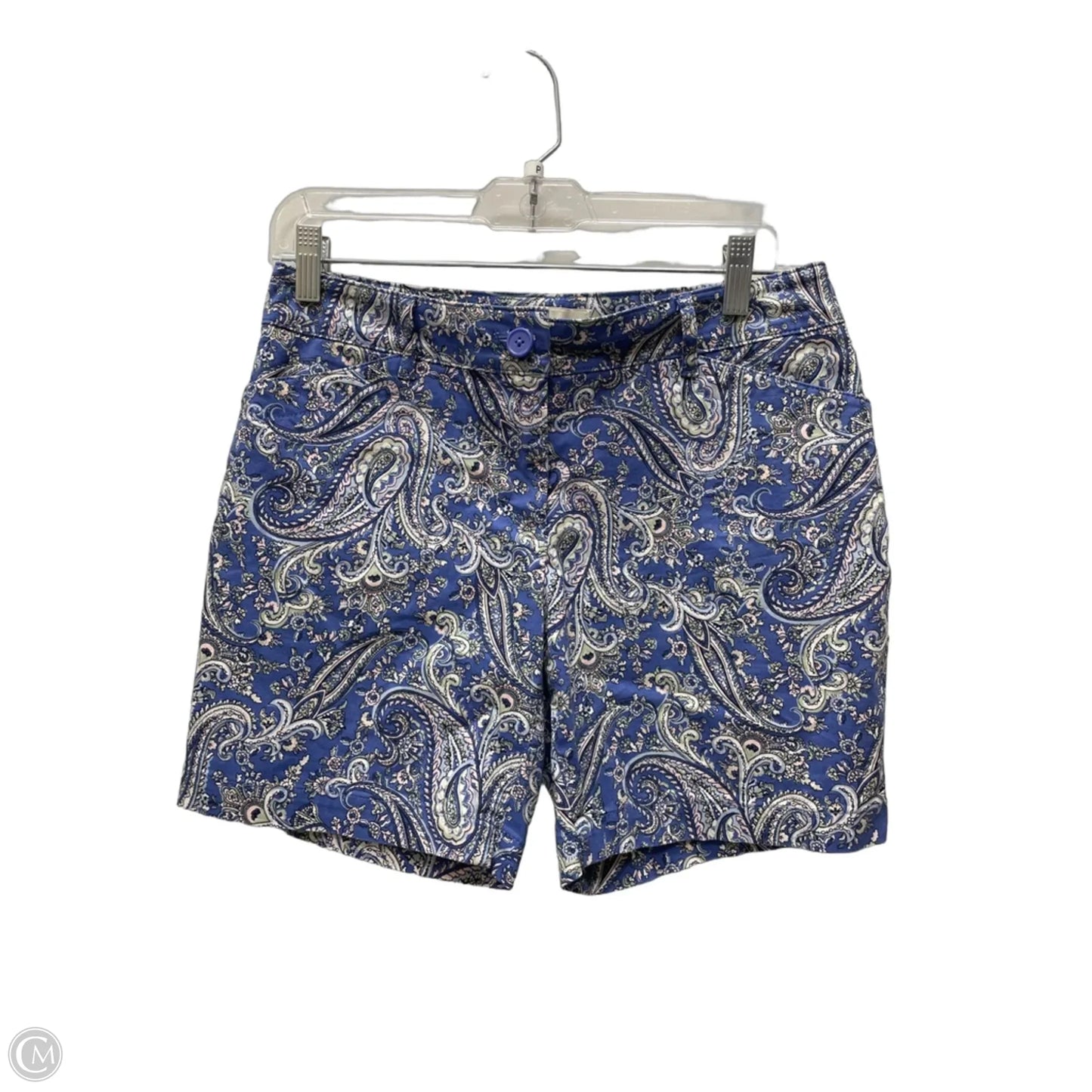 Shorts By Talbots In Paisley Print, Size: 4p