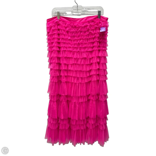 Skirt Midi By Let Me Be In Pink, Size: 14