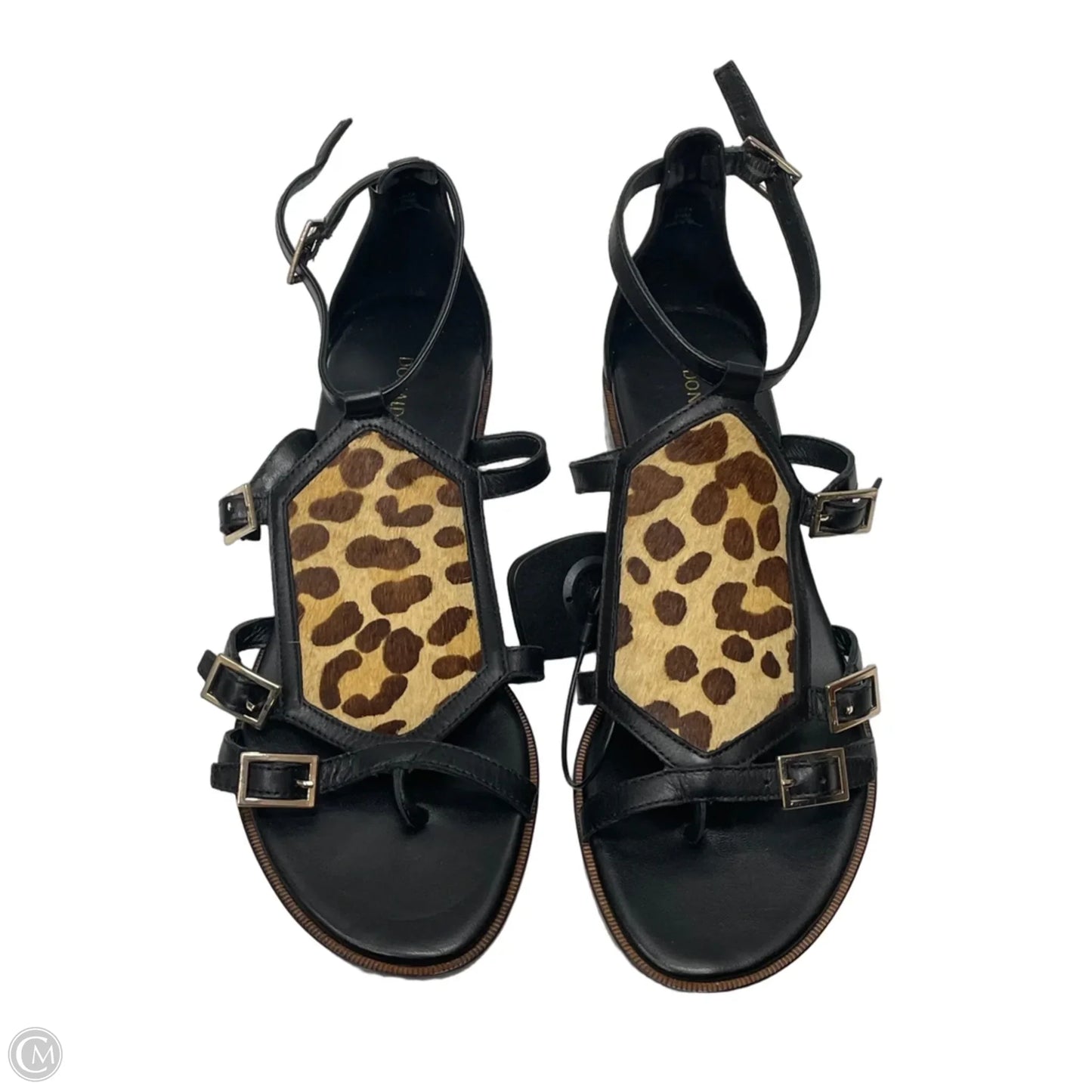 Sandals Flats By Donald Pliner In Animal Print, Size: 8.5