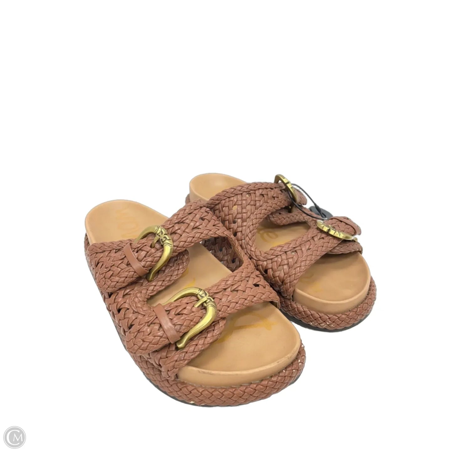 Sandals Flats By Sam Edelman In Brown, Size: 6