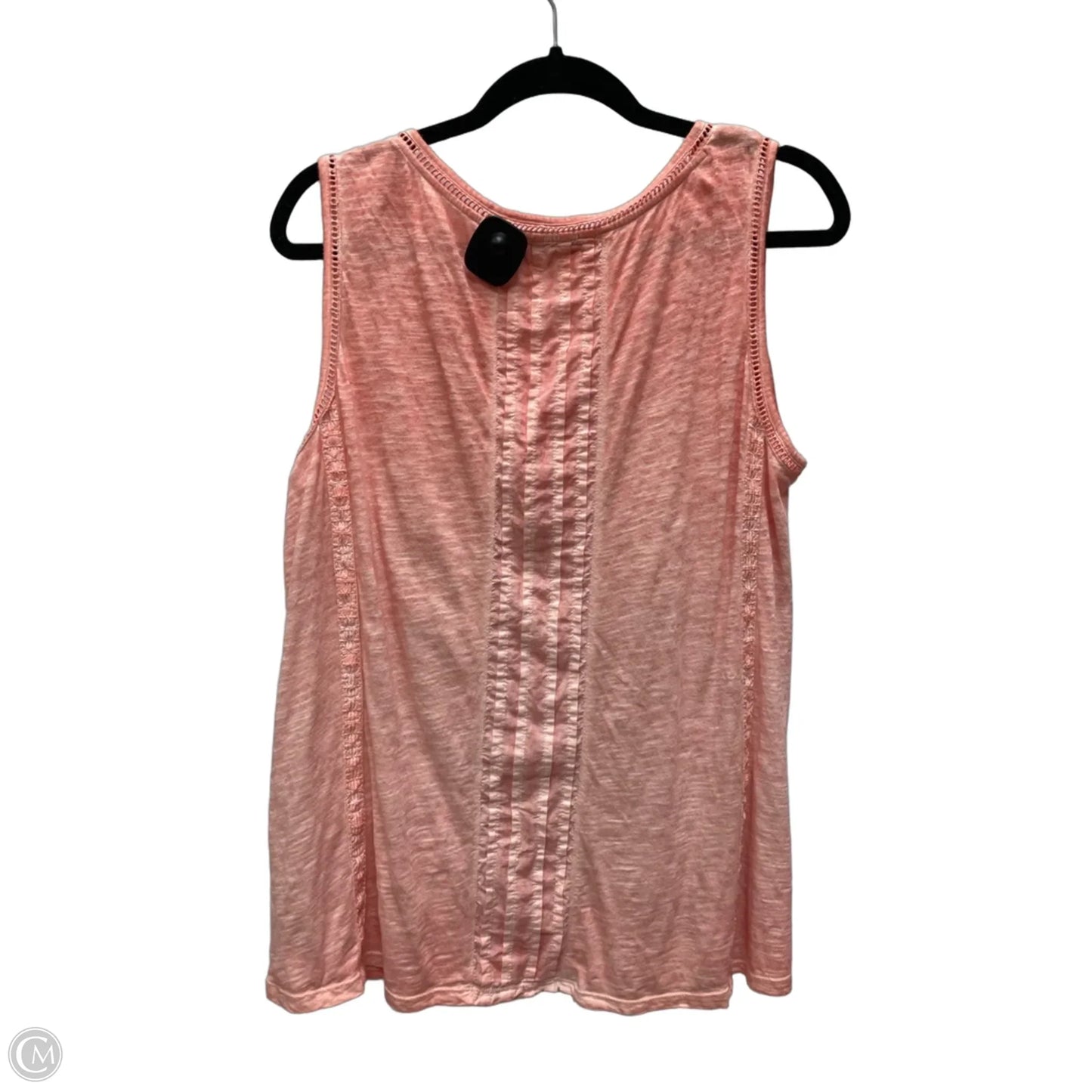 Top Sleeveless By Soft Surroundings In Coral, Size: L