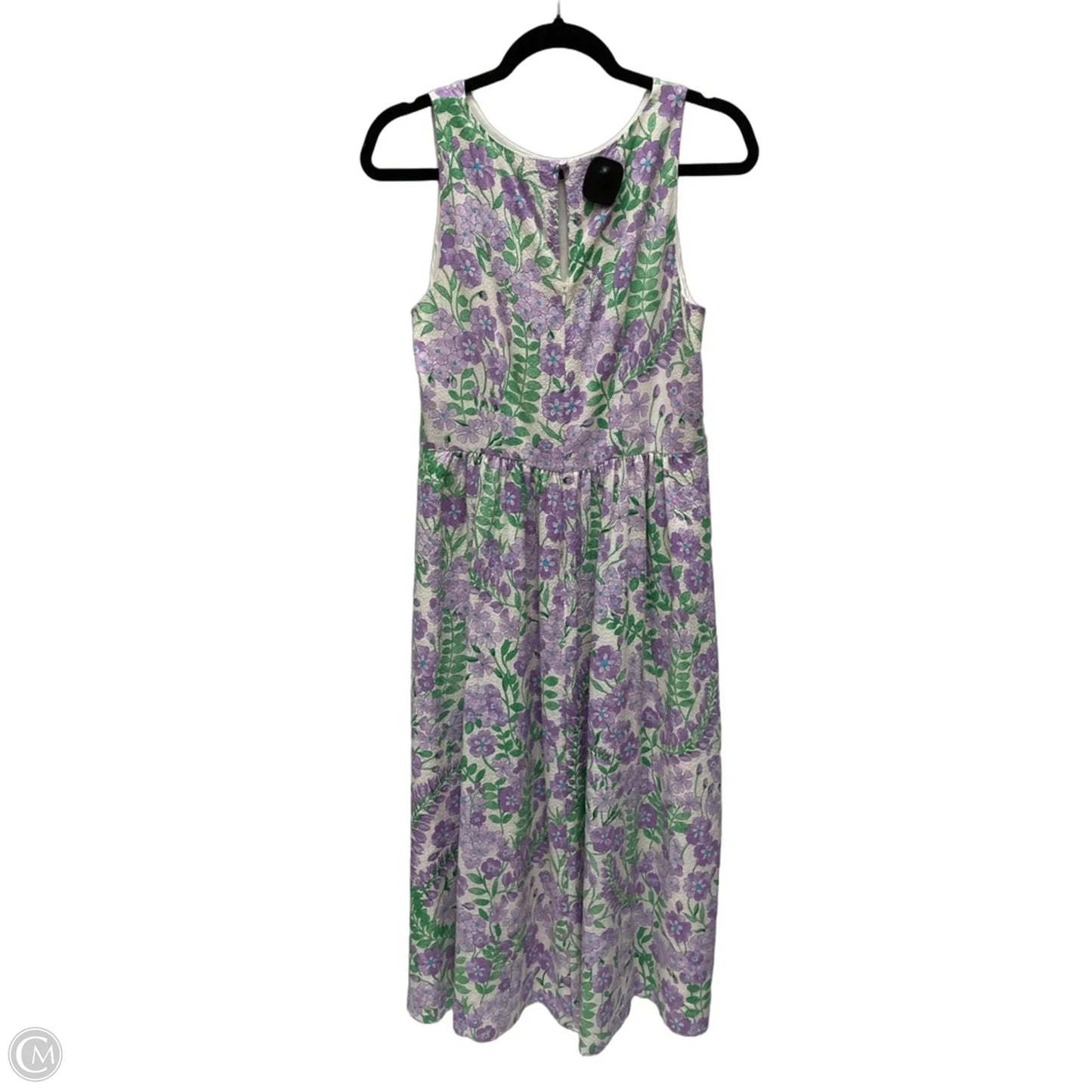 Dress Casual Midi By Talbots In Floral Print, Size: S