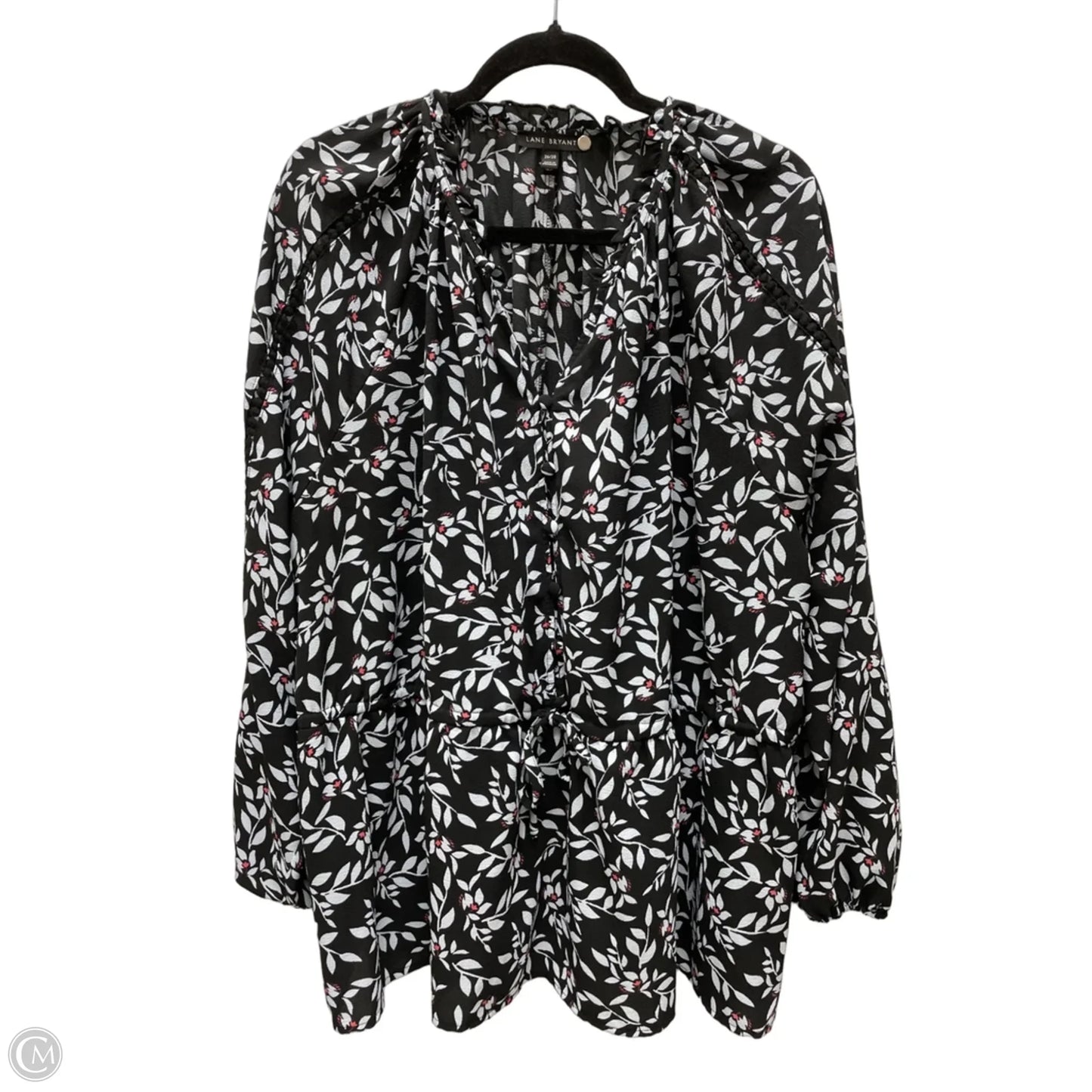 Top Long Sleeve By Lane Bryant In Floral Print, Size: 3x