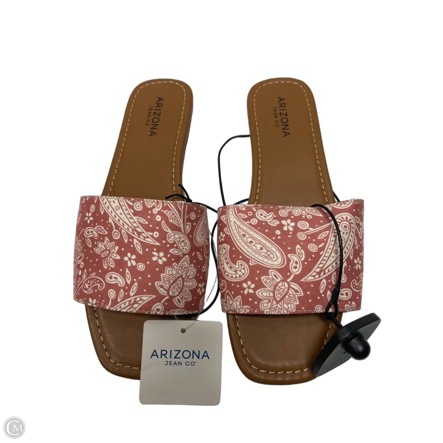 Sandals Flats By Arizona In Paisley Print, Size: 7.5