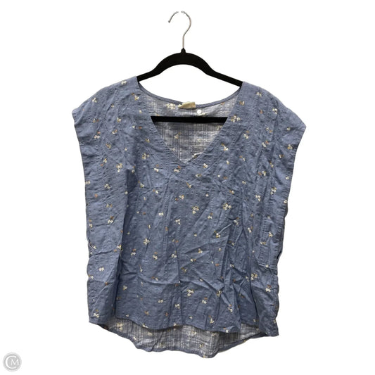 Top Sleeveless By Ana In Floral Print, Size: L