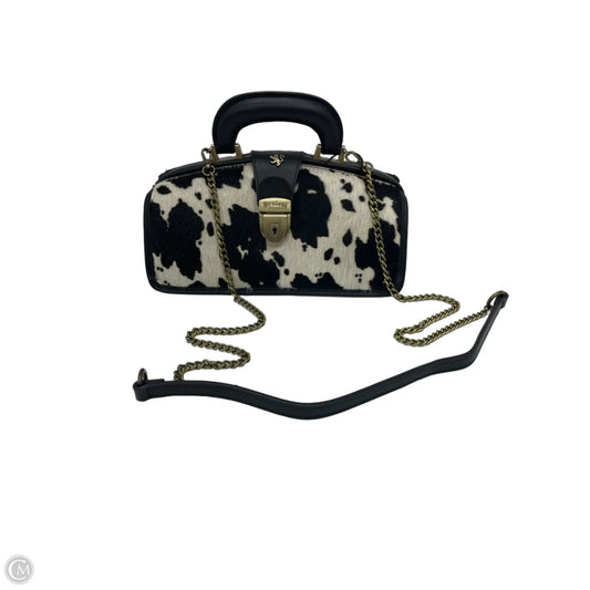 Handbag Leather By Cma, Size: Medium