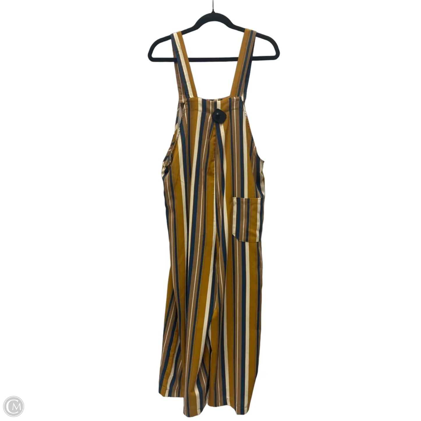 Jumpsuit By Clothes Mentor In Striped Pattern, Size: L