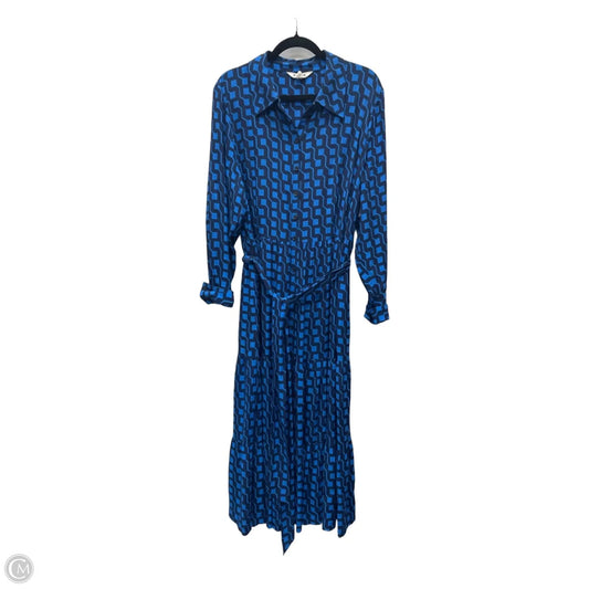 Dress Casual Maxi By Boden In Geometric Pattern, Size: Xl