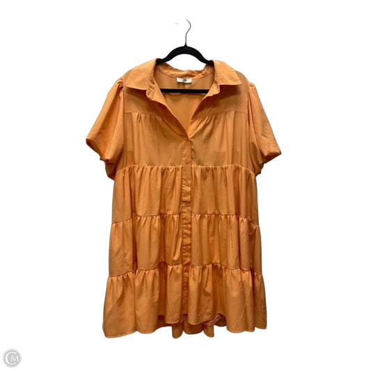 Dress Casual Short By Entro In Orange, Size: Xl