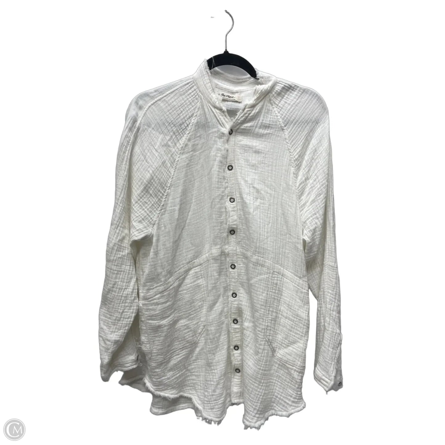 Top Long Sleeve By We The Free In White, Size: S