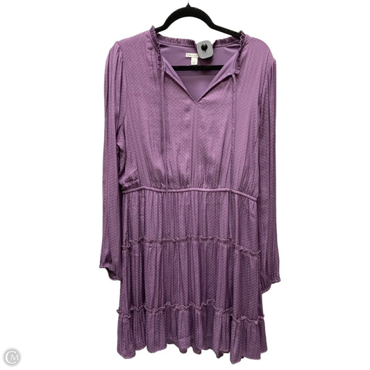 Dress Casual Short By Cato In Purple, Size: L