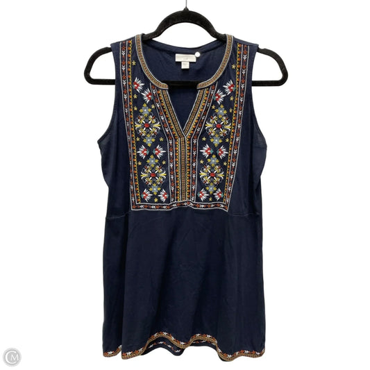 Top Sleeveless By J. Jill In Multi-colored, Size: S