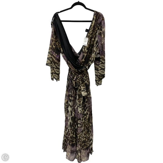 Jumpsuit By Ashley Stewart In Animal Print, Size: 3x