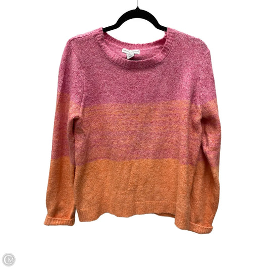 Sweater By Cupcakes And Cashmere In Orange & Pink, Size: M
