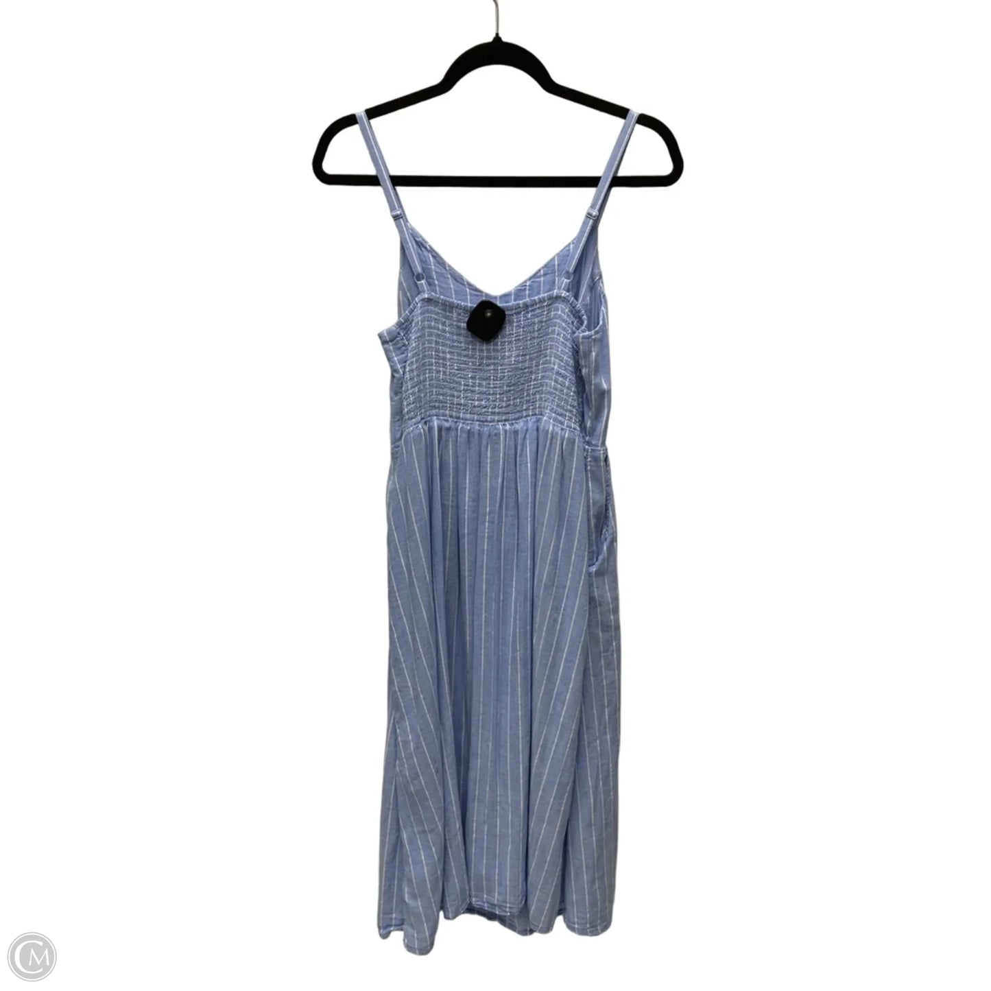 Dress Casual Midi By Old Navy In Striped Pattern, Size: M
