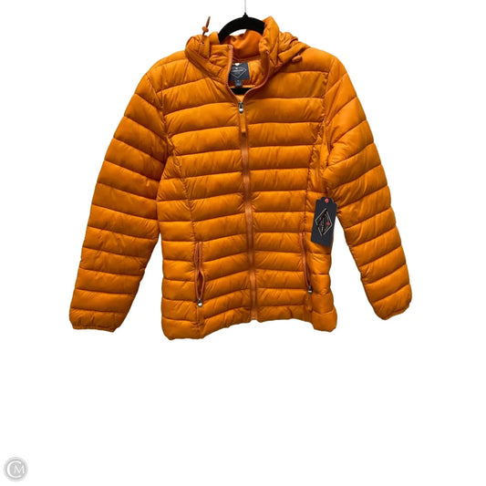 Jacket Puffer & Quilted By St Johns Bay In Orange, Size: M
