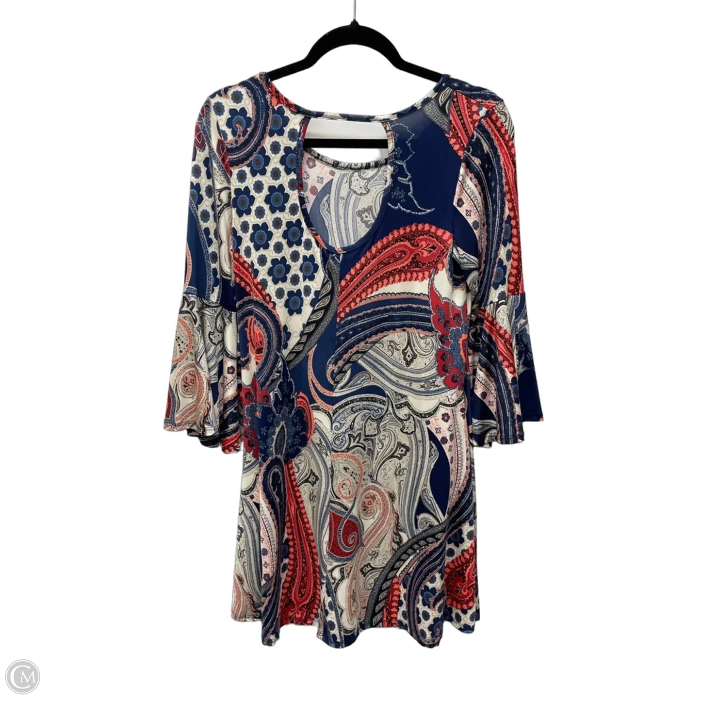 Blouse Long Sleeve By Clothes Mentor In Floral Print, Size: S