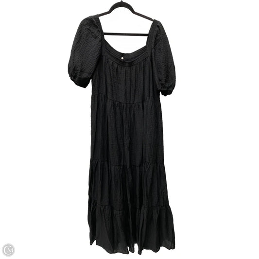 Dress Casual Maxi By Anthropologie In Black, Size: L