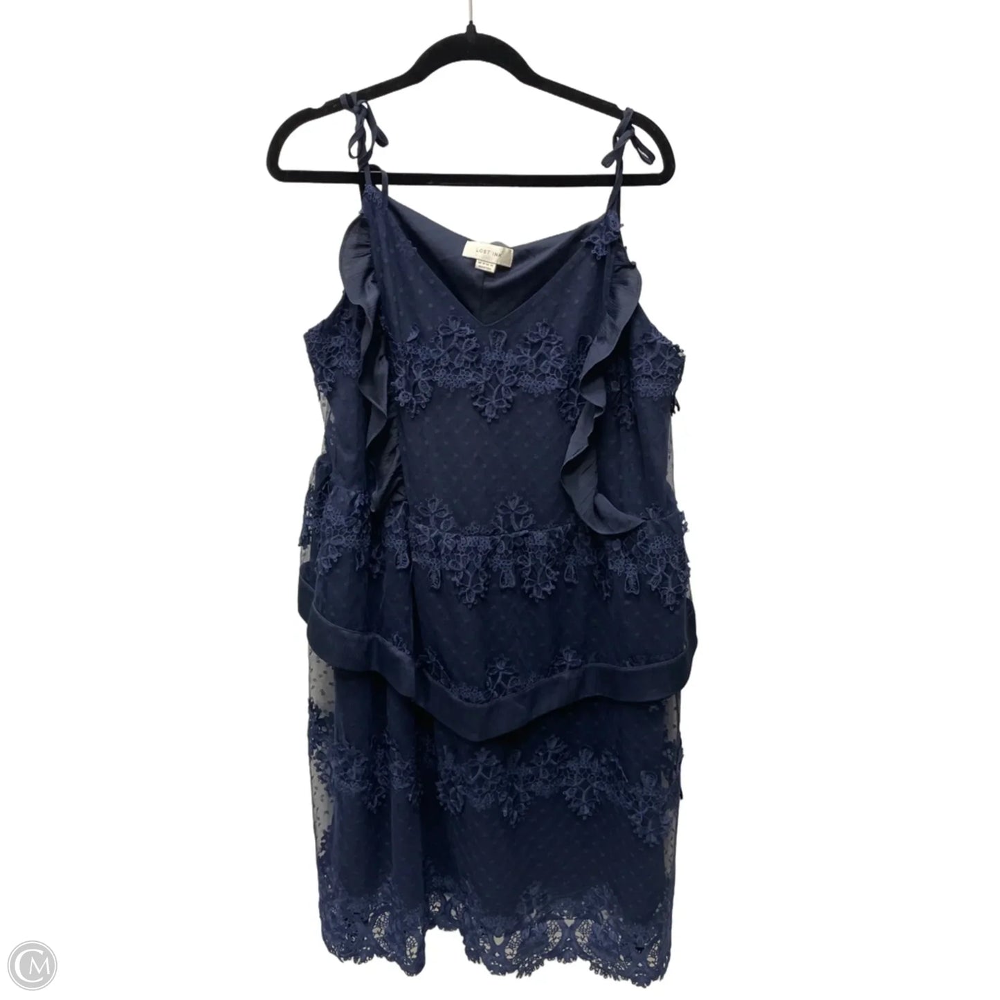 Dress Casual Short By Clothes Mentor In Floral Print, Size: 1x