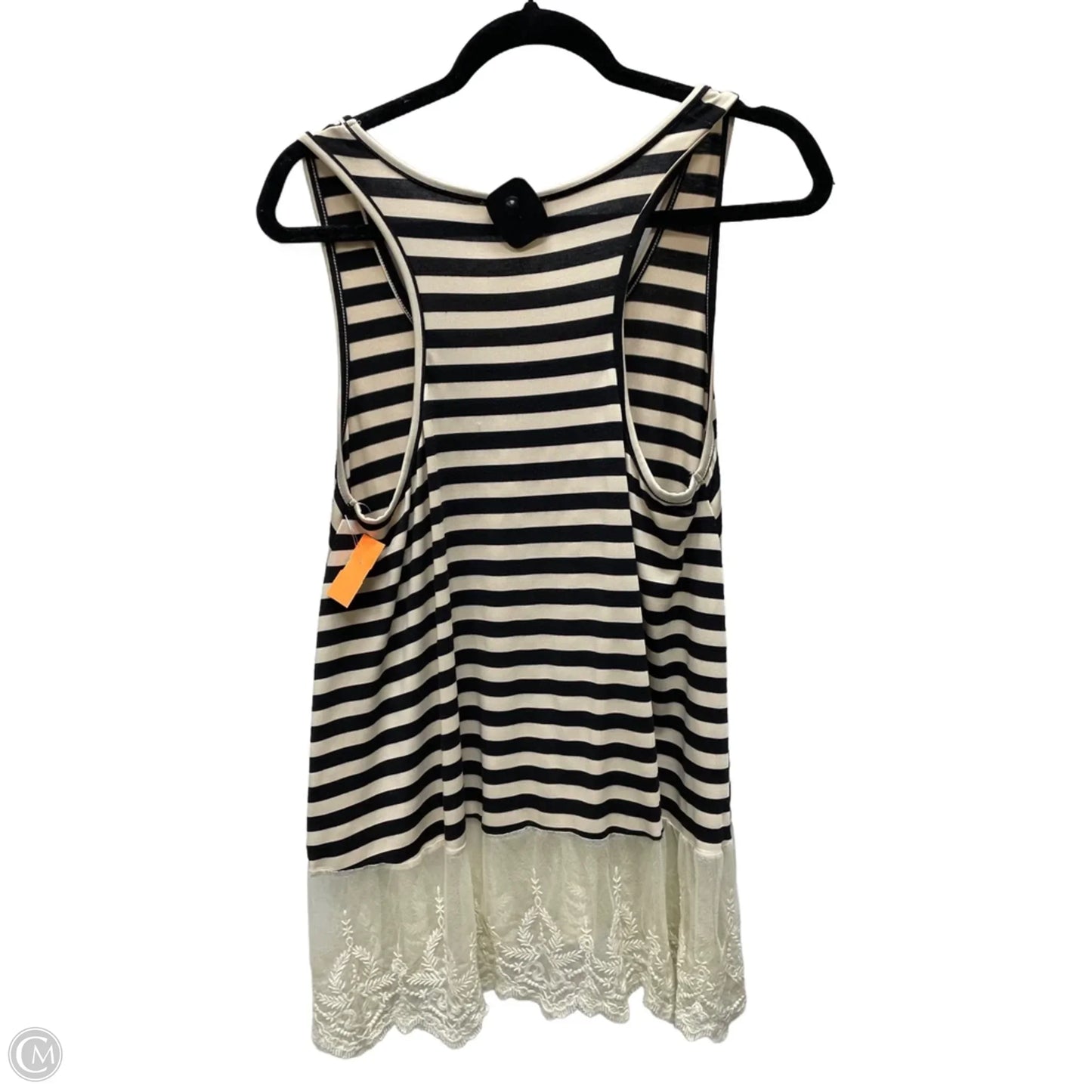 Top Sleeveless By Umgee In Striped Pattern, Size: L