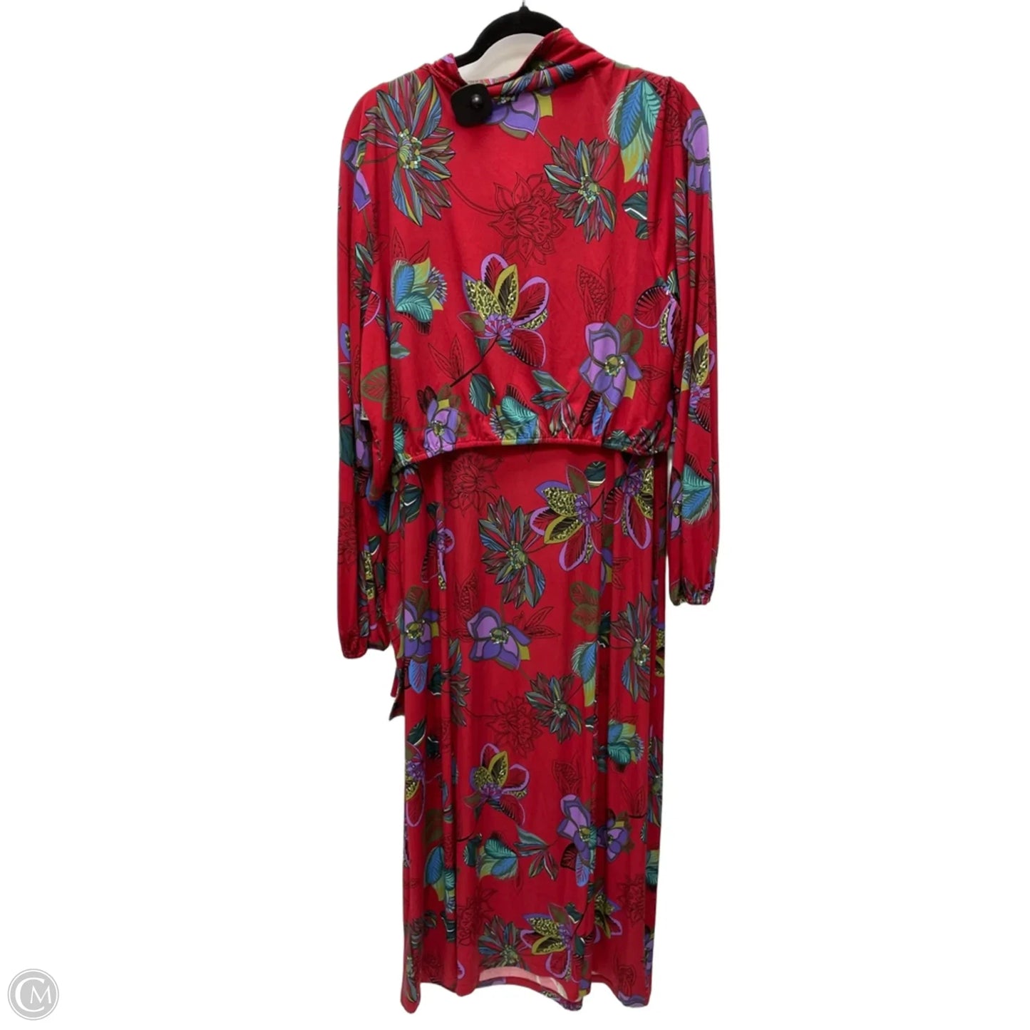 Dress Set 2pc By Iman Hsn In Floral Print, Size: 1x