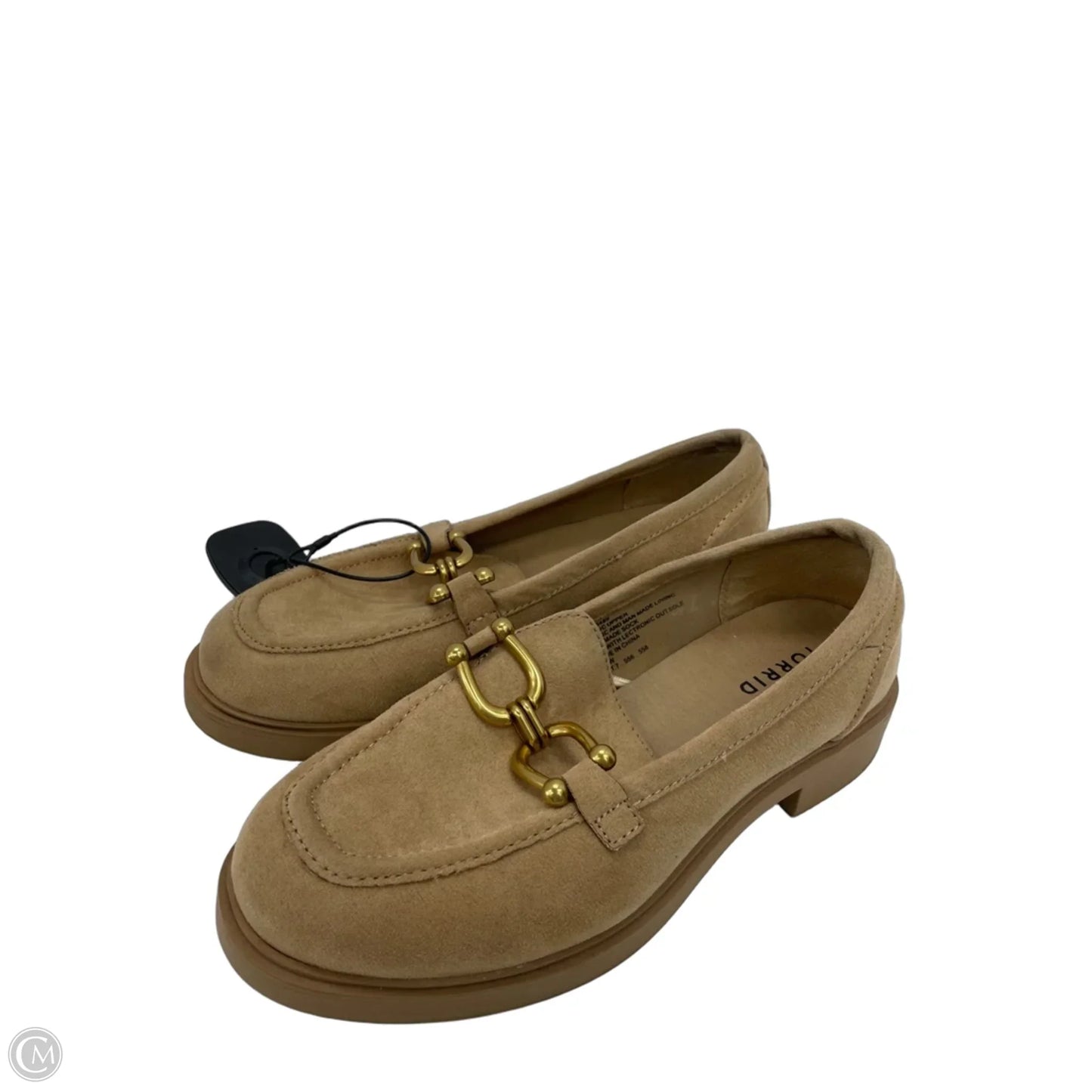 Shoes Heels Block By Torrid In Brown & Gold, Size: 8