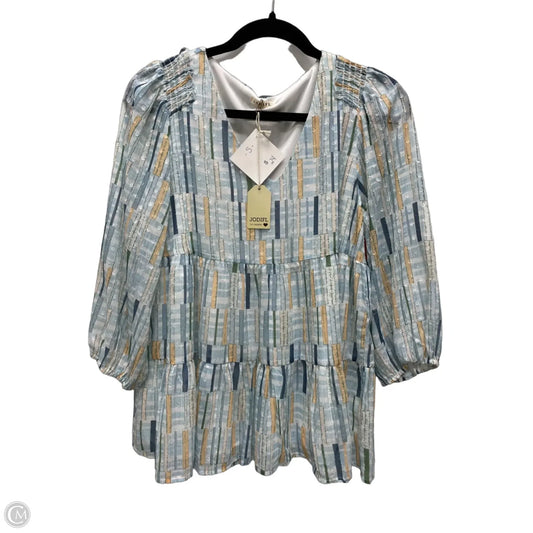 Top Long Sleeve By Jodifl In Plaid Pattern, Size: S