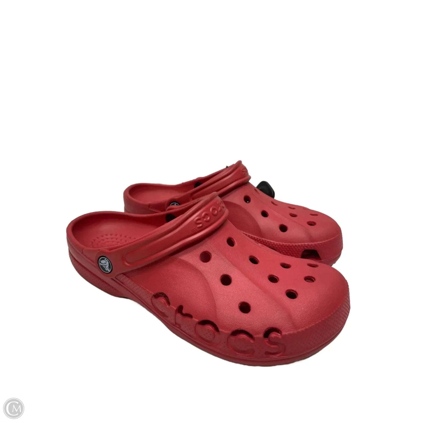 Shoes Flats By Crocs In Red, Size: 10