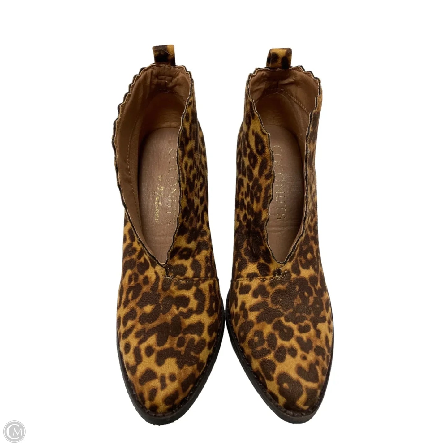 Boots Ankle Heels By Coconuts In Animal Print, Size: 6.5