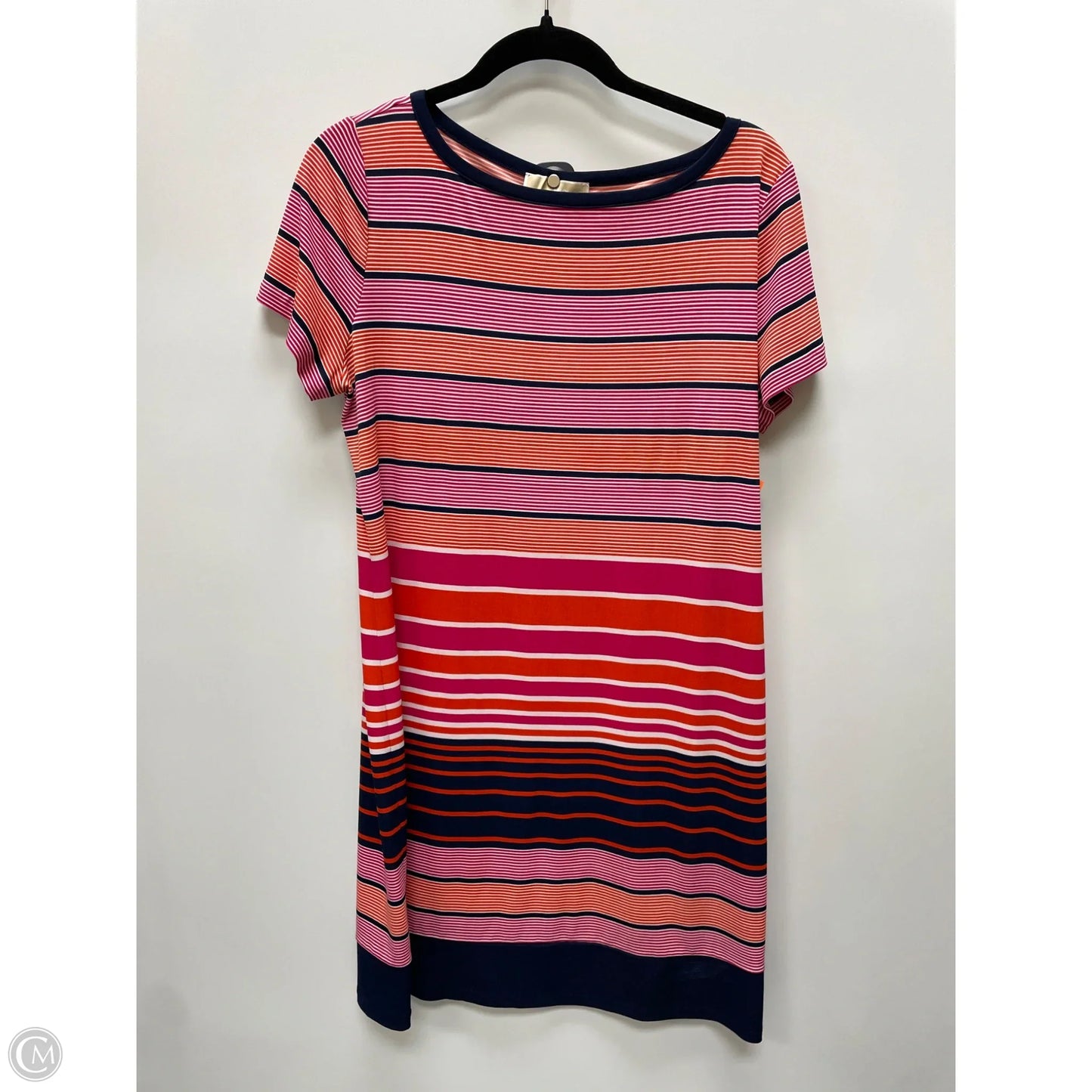 Dress Casual Short By Michael By Michael Kors In Striped Pattern, Size: L