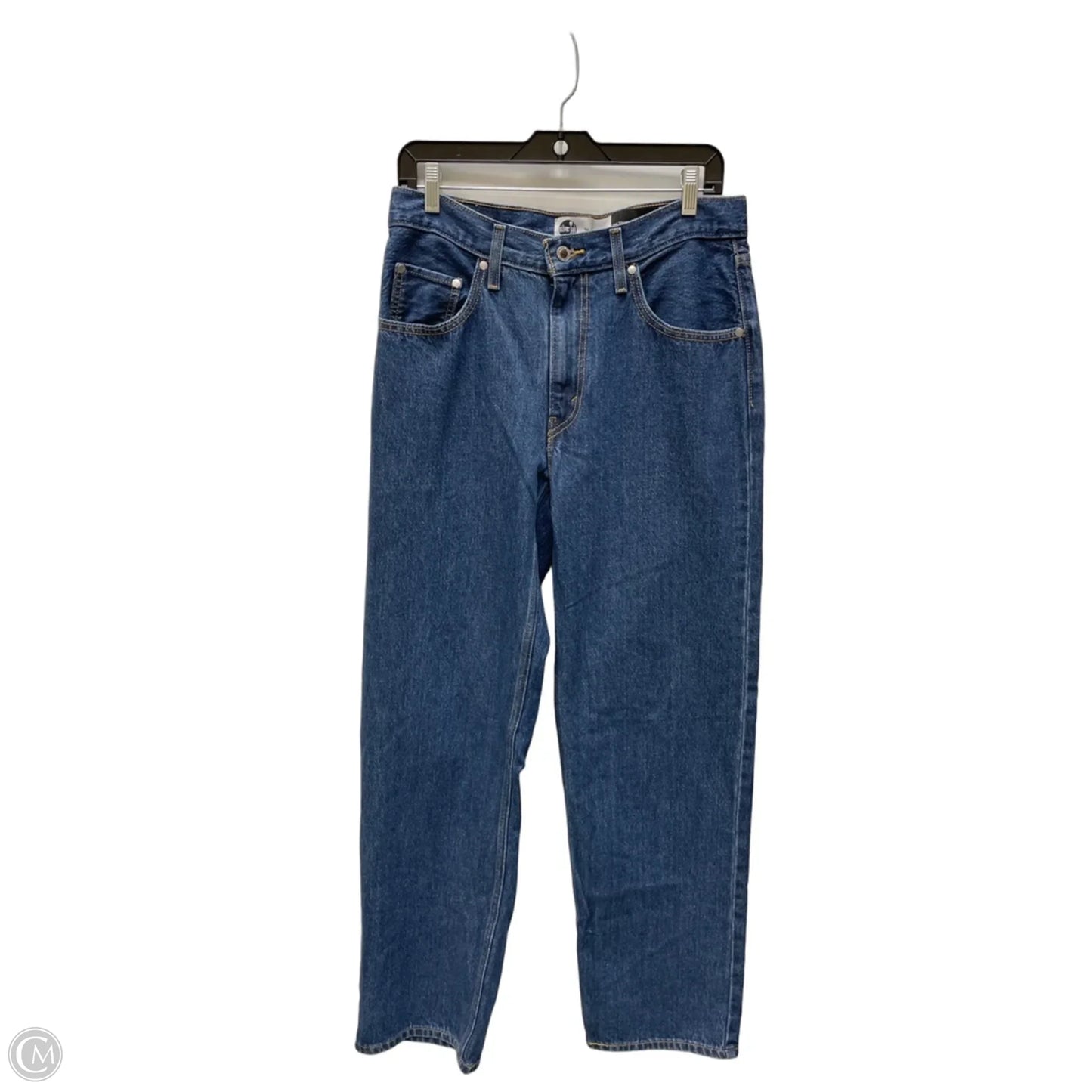 Jeans Straight By Levis In Blue Denim, Size: 8