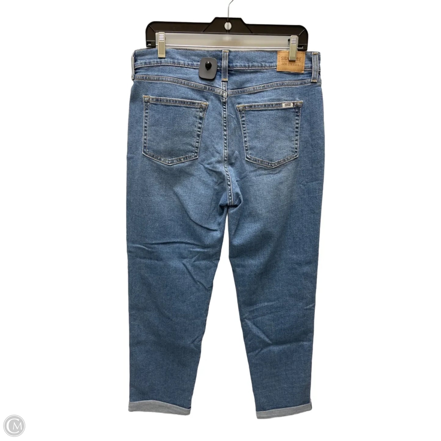 Jeans Boyfriend By Levis In Blue Denim, Size: 8