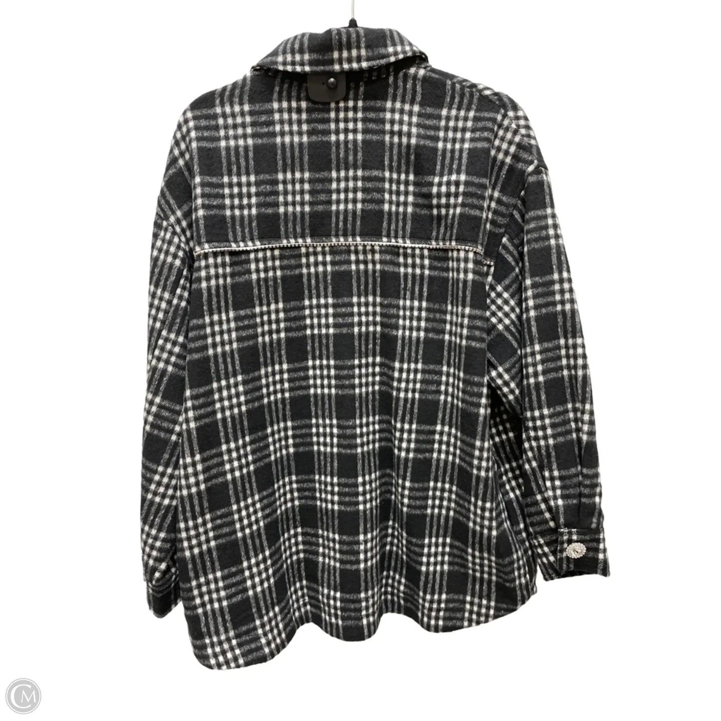Jacket Shirt By Clothes Mentor In Plaid Pattern, Size: M