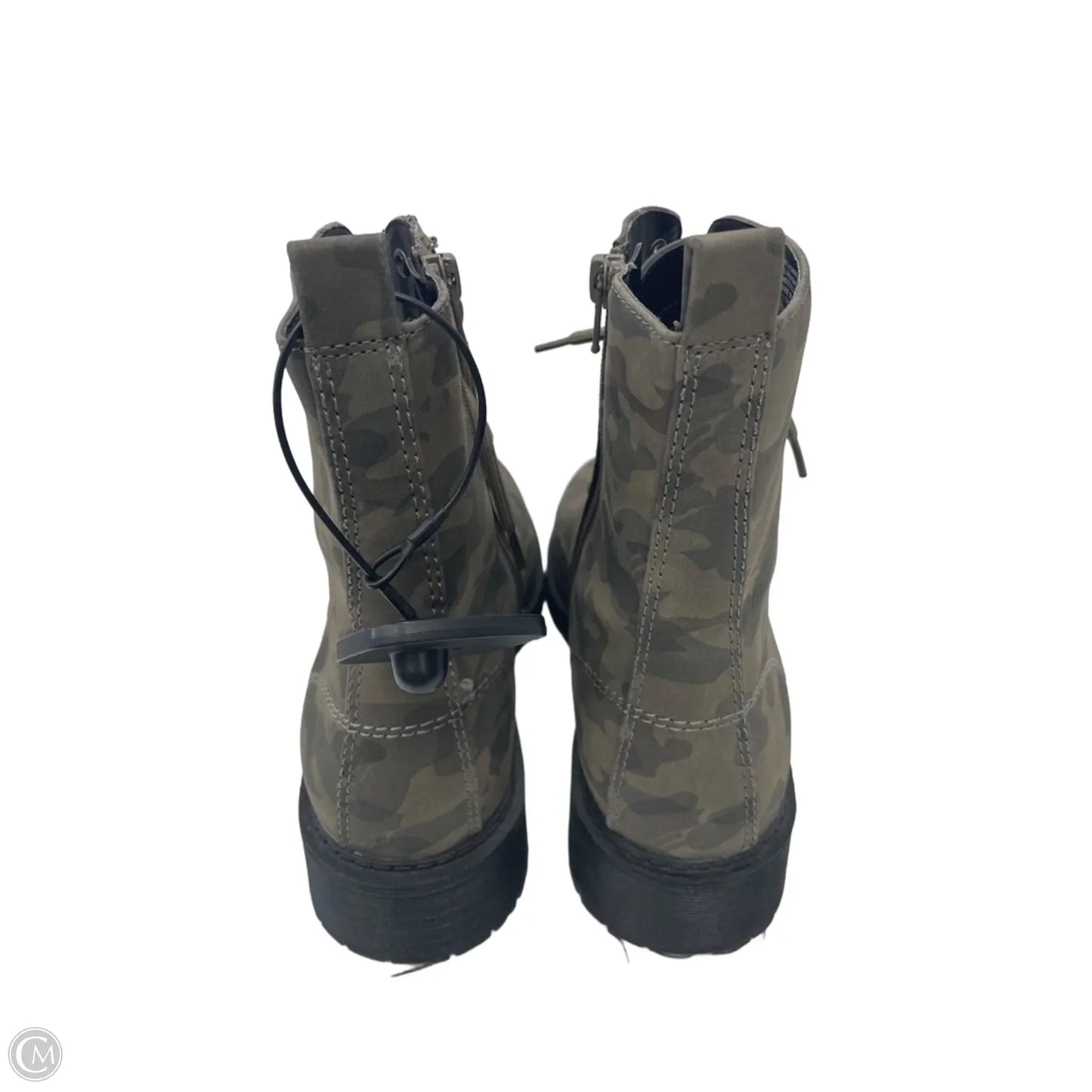 Boots Combat By Time And Tru In Camouflage Print, Size: 10