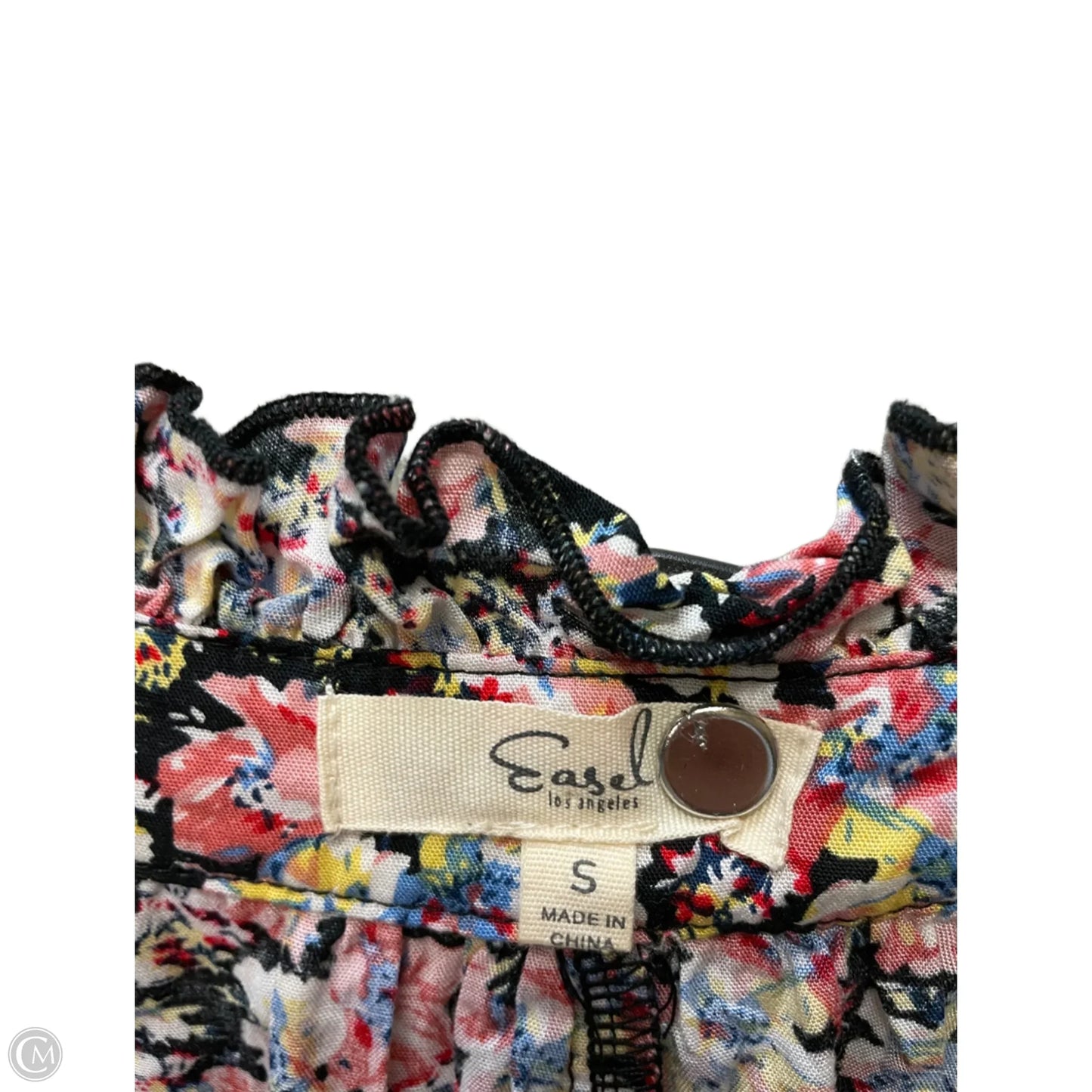 Blouse Long Sleeve By Easel In Floral Print, Size: S
