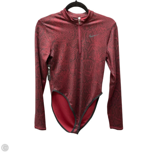 Bodysuit By Nike In Snakeskin Print, Size: M
