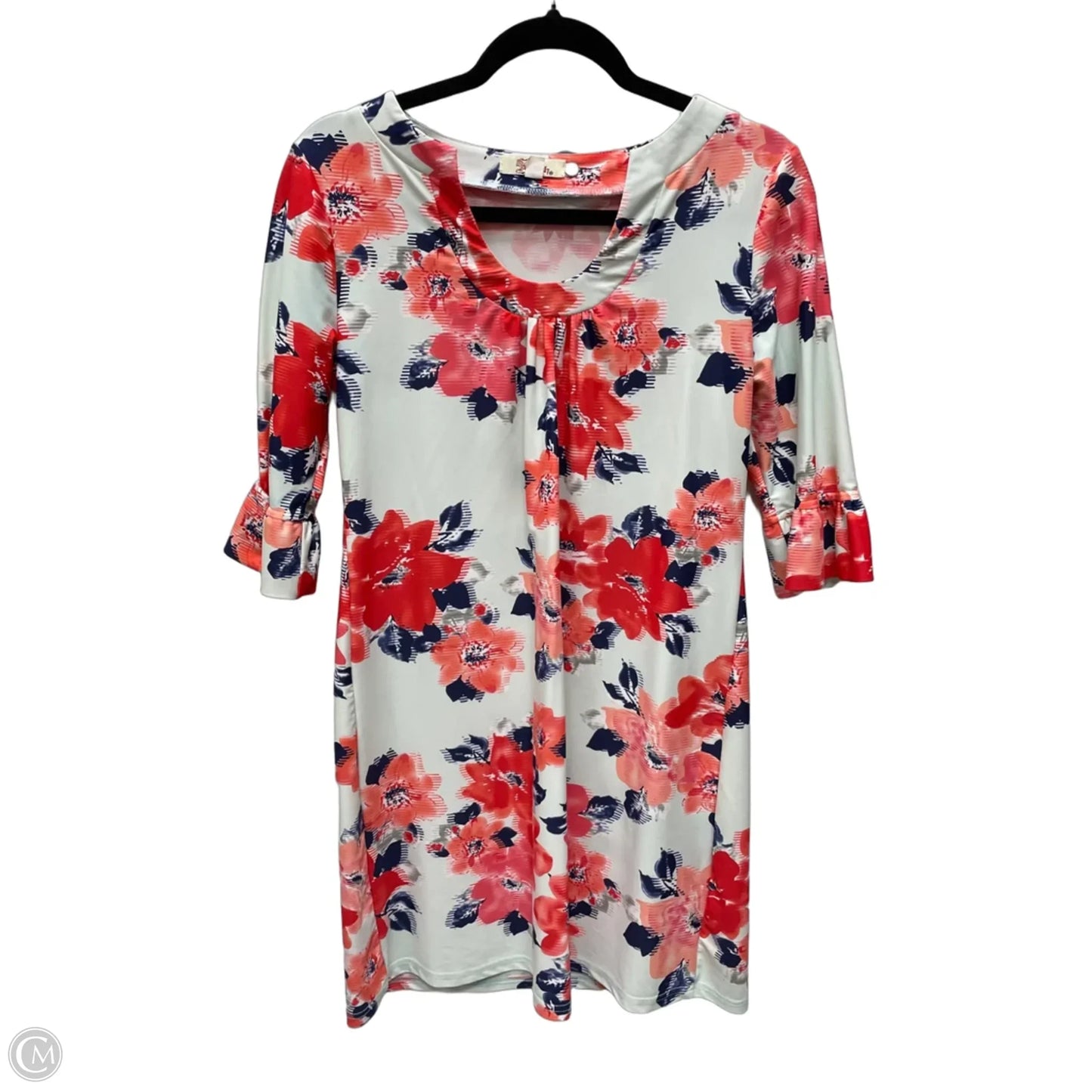 Dress Casual Short By Aryeh In Floral Print, Size: S