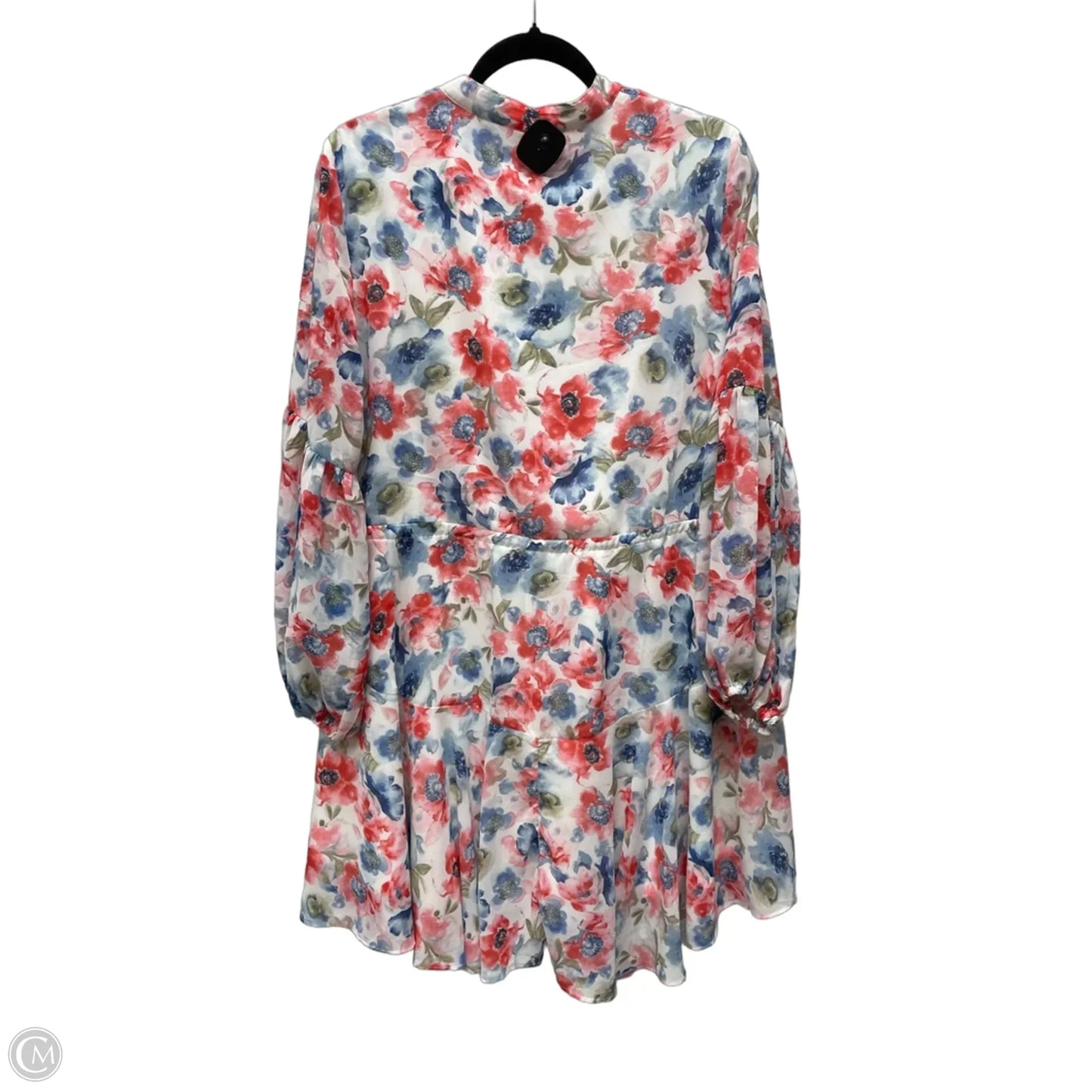 Dress Casual Short By Clothes Mentor In Floral Print, Size: L