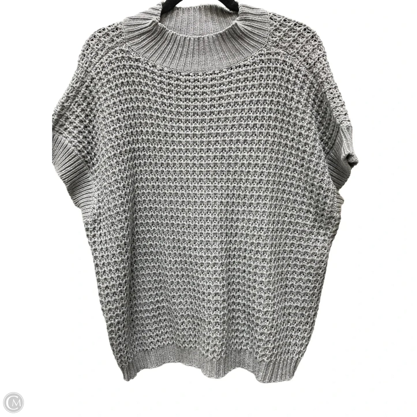 Sweater By Clothes Mentor In Grey, Size: 1x