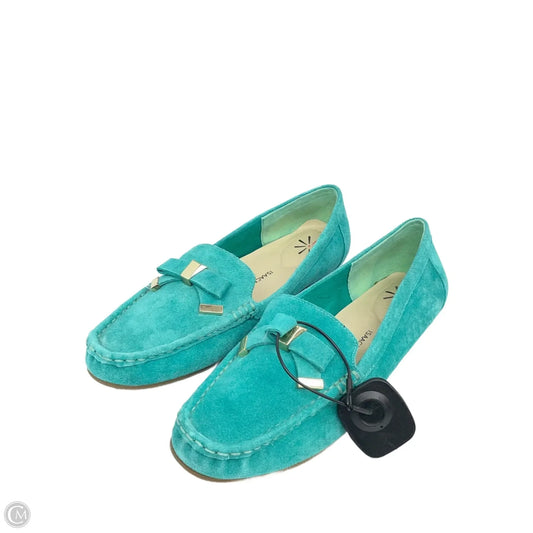 Shoes Flats By Isaac Mizrahi Live Qvc In Teal, Size: 8.5
