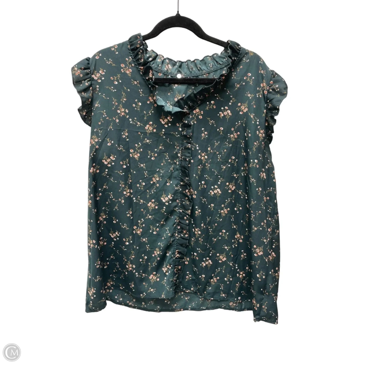 Blouse Sleeveless By Clothes Mentor In Floral Print, Size: 2x
