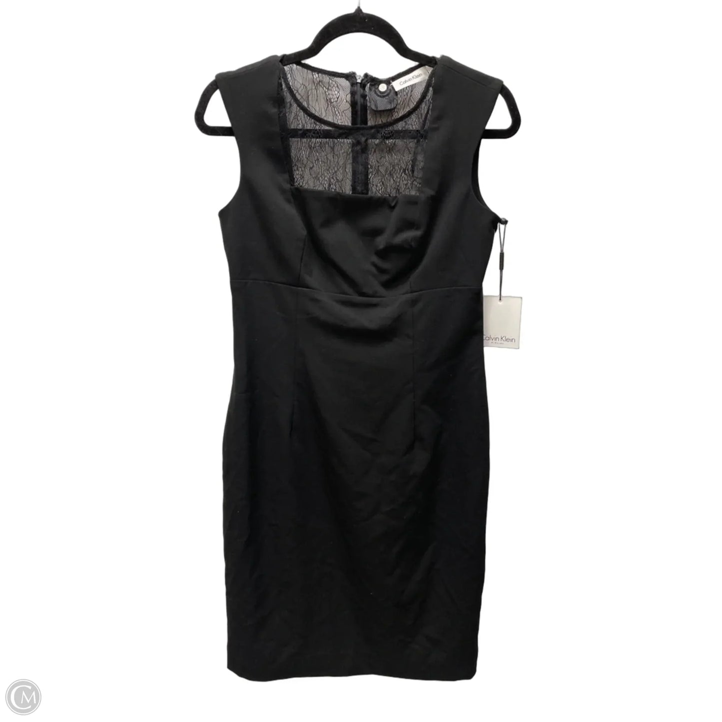 Dress Work By Calvin Klein In Black, Size: S