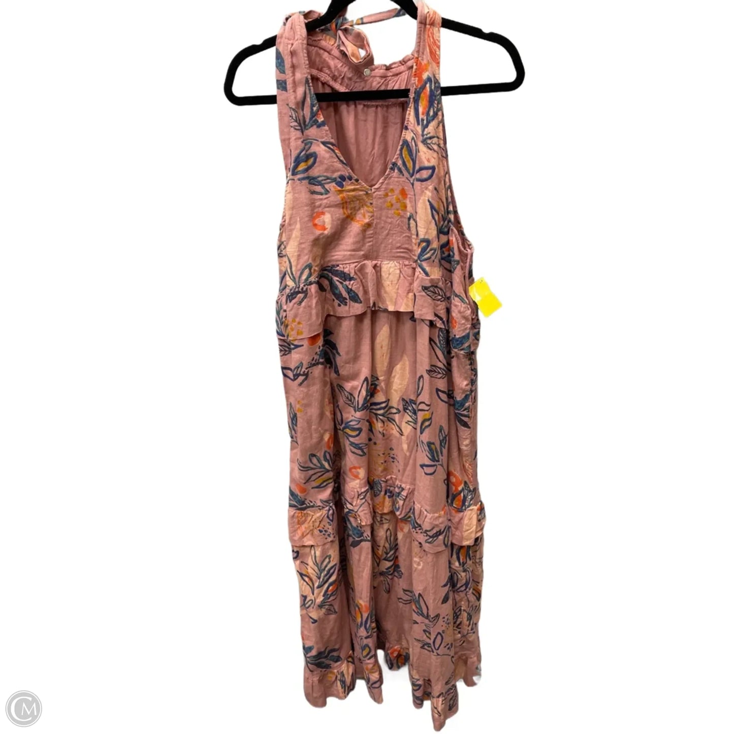 Dress Casual Maxi By Free People In Floral Print, Size: L