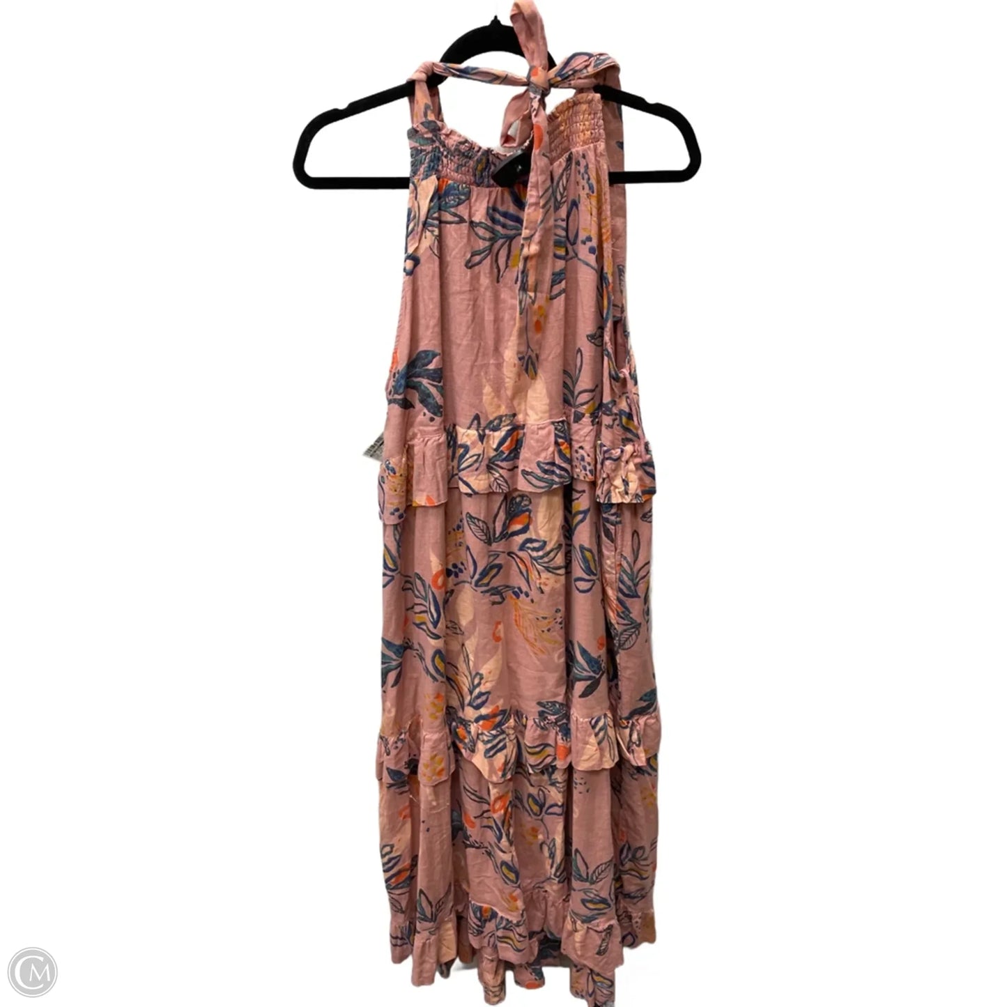 Dress Casual Maxi By Free People In Floral Print, Size: L